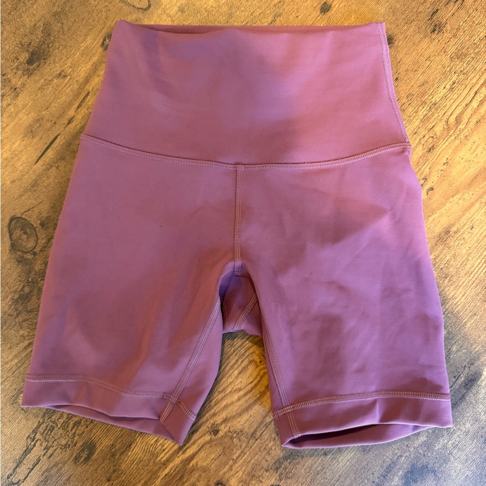 Lululemon Mauve Biker Shorts